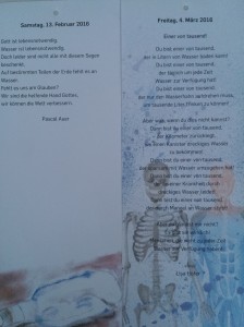 Texte von Pascal Auer und Lisa Hofer