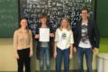 2. Platz beim Landeswettbewerb in Physik