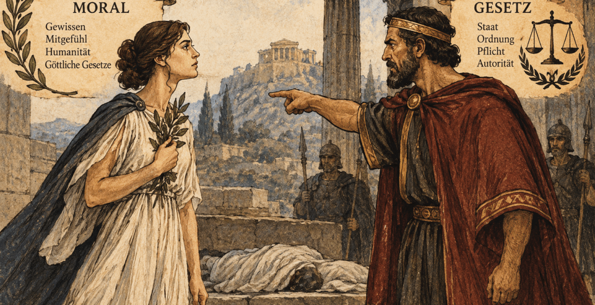 Antigone gegen Kreon_ Moral und Gesetz